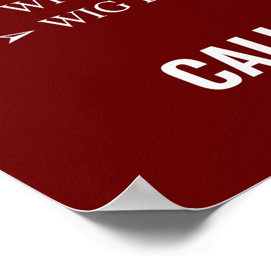 Poster de matte modifiable des services de salon (Coin)