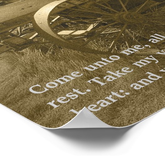 Poster de Matthieu 11:28-30 (Coin)