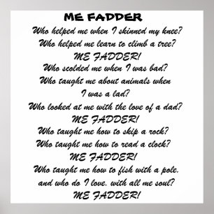 Poster de ME FADDER POEM