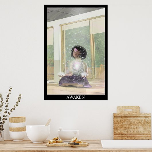 Poster de méditation (Cuisine)