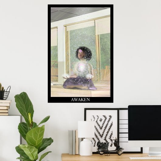 Poster de méditation (Bureau à domicile)