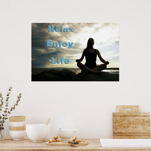 Poster de méditation (Cuisine)