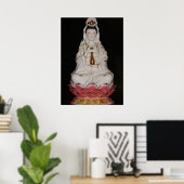 Poster de méditation de la déesse Quan Yin de Merc (Bureau à domicile)