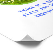 Poster de méditation de mon moment d'esprit (Coin)