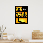 Poster de méditation Om Yoga (Cuisine)