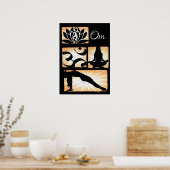 Poster de méditation Om Yoga (Cuisine)