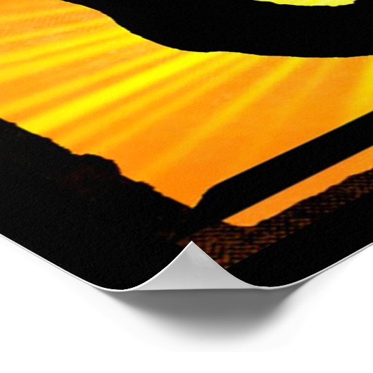 Poster de méditation Om Yoga (Coin)