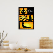 Poster de méditation Om Yoga (Cuisine)