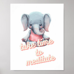 Poster de méditation pour enfants Art