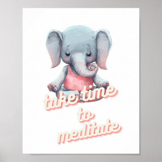 Poster de méditation pour enfants Art (Devant)