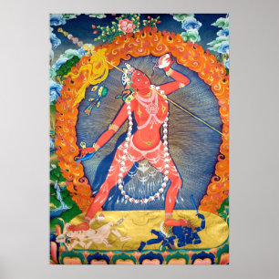 Poster de méditation Vajra Yogini