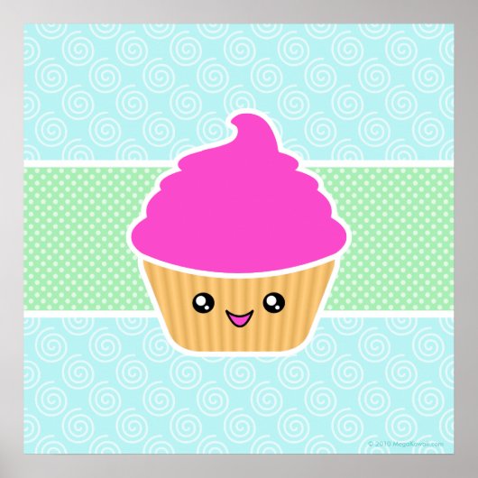 Poster de Mega Kawaii Giant Cupcake (Devant)