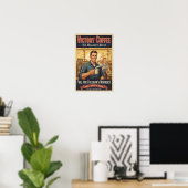 Poster de mélange du fabricant de café Victory vin (Bureau à domicile)