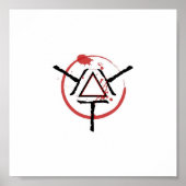 Poster de menace triple équipe (Devant)