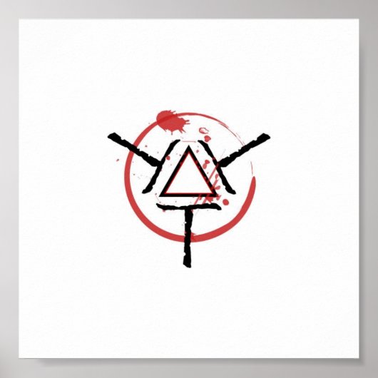 Poster de menace triple équipe (Devant)