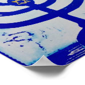 Poster de Menorah, 8 x 10 pouces (Coin)