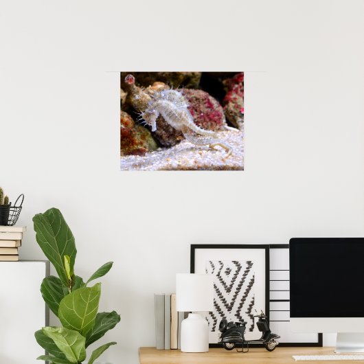 Poster ​ de mer ​ chevaux (Bureau à domicile)