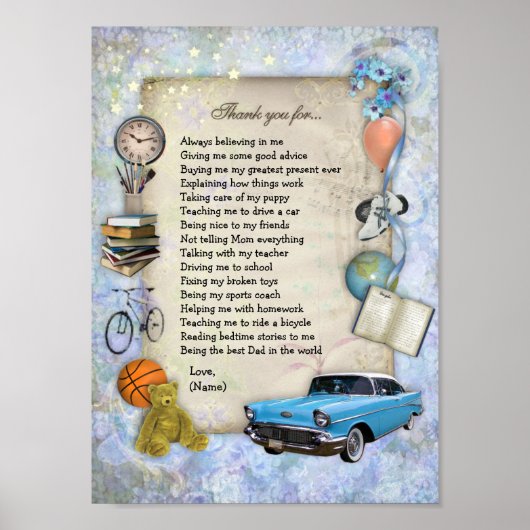 Poster de Merci Papa (Devant)