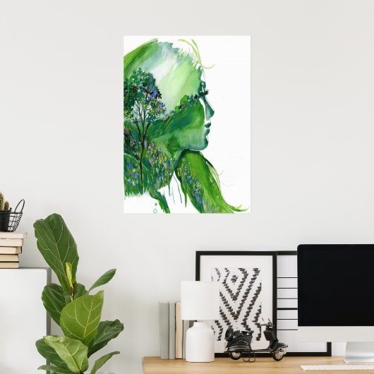 Poster de Mère Nature (Bureau à domicile)