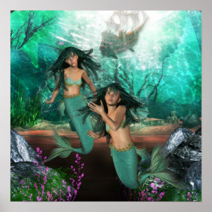 Poster de Mermaid Twins