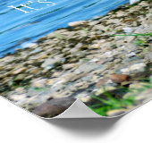 Poster de message de boîte rouillée par Blue Water (Coin)