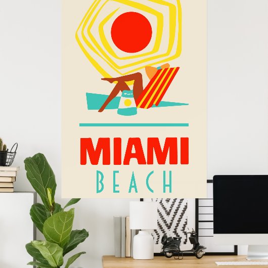 Poster de Miami Beach (Bureau à domicile)