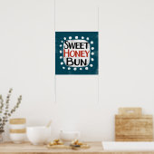 Poster de miel doux Bun Wall Art (Cuisine)