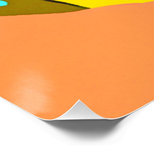 Poster De mignons Motifs océaniques. Commandez dès mainte (Coin)