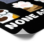 Poster De mignons petits pattes de chat différents sont a (Coin)