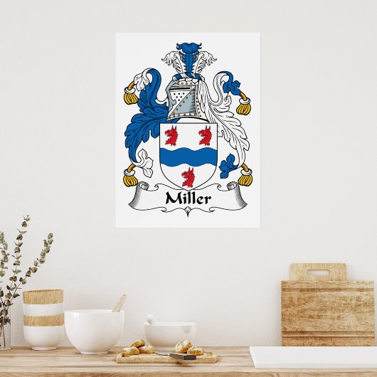 Poster de Miller Family Crest (Cuisine)