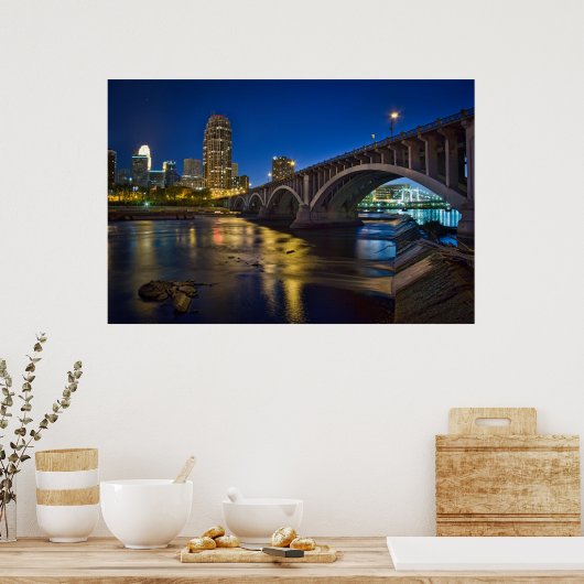 Poster de Minneapolis Skyline (Cuisine)