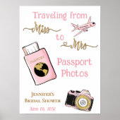 Poster De Miss à Mme Fête des mariées Adventure Photo (Devant)