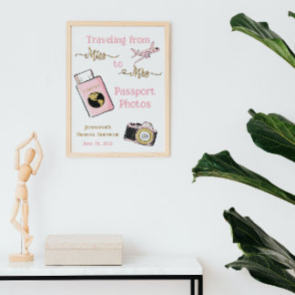 Poster De Miss à Mme Fête des mariées Adventure Photo