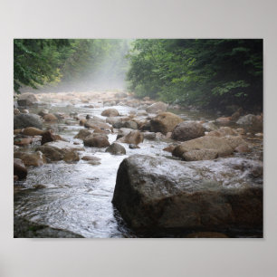 Poster de Misty River Rocks