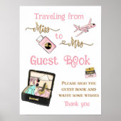 Poster De Mlle à Mme Fête des mariées Voyage Invité (Devant)