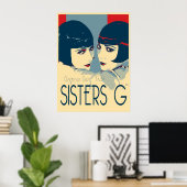 Poster de mode des soeurs G - 1920 (Bureau à domicile)