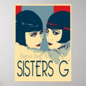Poster de mode des soeurs G - 1920 (Devant)