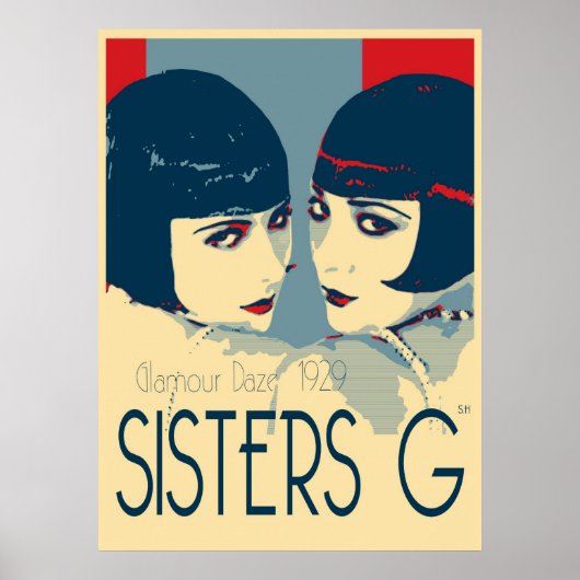 Poster de mode des soeurs G - 1920 (Devant)