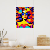 Poster de mode Funky Retro (Cuisine)