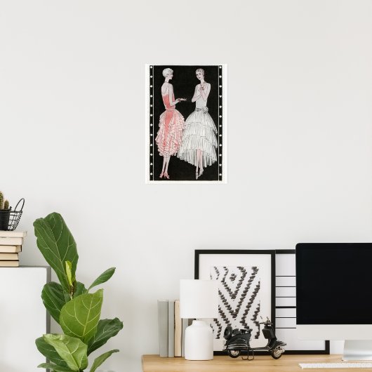 Poster de mode vintage (Bureau à domicile)