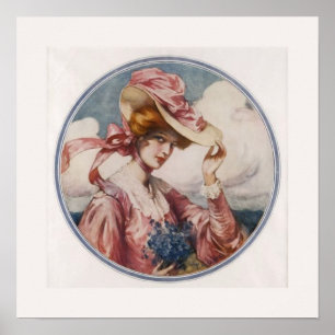 Poster de mode vintage