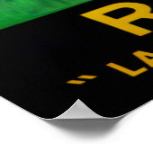 Poster de mode Vintage Casquette de rugby (Coin)