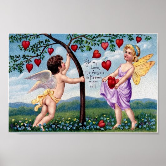 Poster De Mon Amour Les Anges Dans Le Ciel Pourraient Dir (Devant)