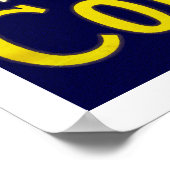 Poster de monocycle vintage : Pneus continentaux (Coin)