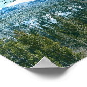 Poster de montagne inspirant religieux (Coin)