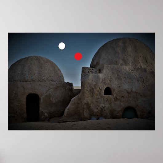 Poster de Mos Espa sur la planète Tatooine (Devant)