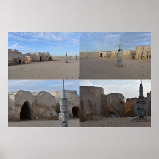 Poster de Mos Espa sur la planète Tatooine (Devant)