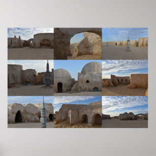 Poster de Mos Espa sur la planète Tatooine