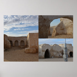 Poster de Mos Espa sur la planète Tatooine