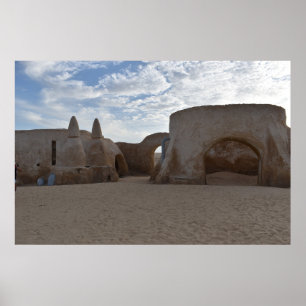 Poster de Mos Espa sur la planète Tatooine